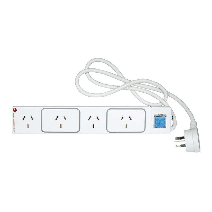 HPM 4-Way Wide Socket Power Board Surge Protection