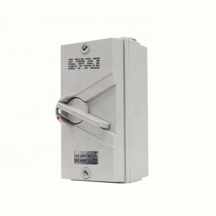 Hepol Single Pole Weatherproof Isolator 20A
