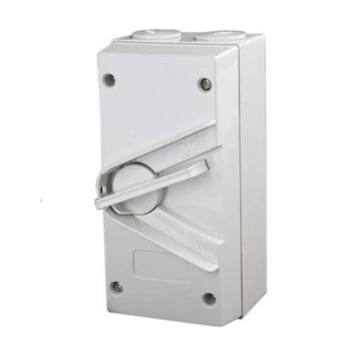 Hepol 3 Pole Weatherproof Isolator 20A
