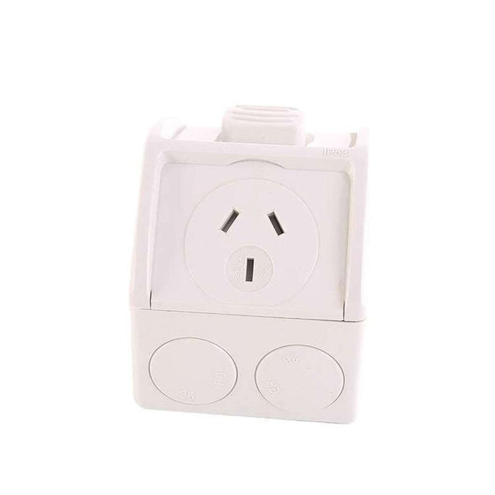 Hepol Weatherproof Single GPO 15A