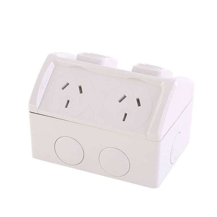 Hepol Weatherproof Double GPO 15A