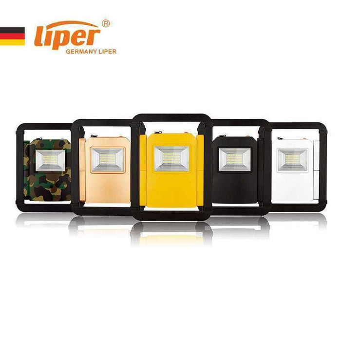 Liper LED Rechargeable 30W Flood Light Adj Stand