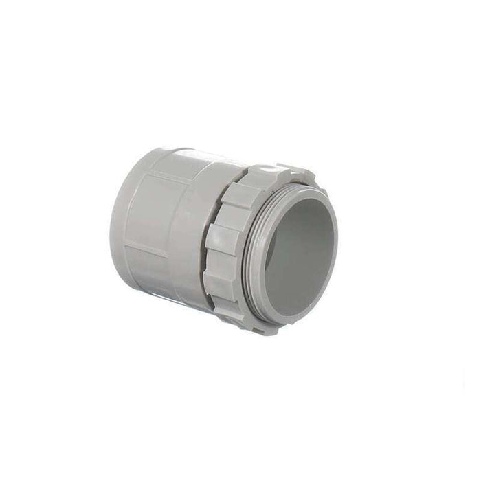 Ozlec Adaptors PVC Plain to Screw 32mm Grey