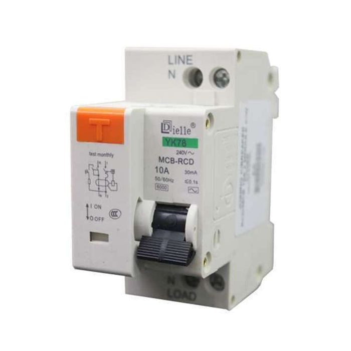 Joining Circuit Breaker RCD/MCB 10A 2 Module Cover