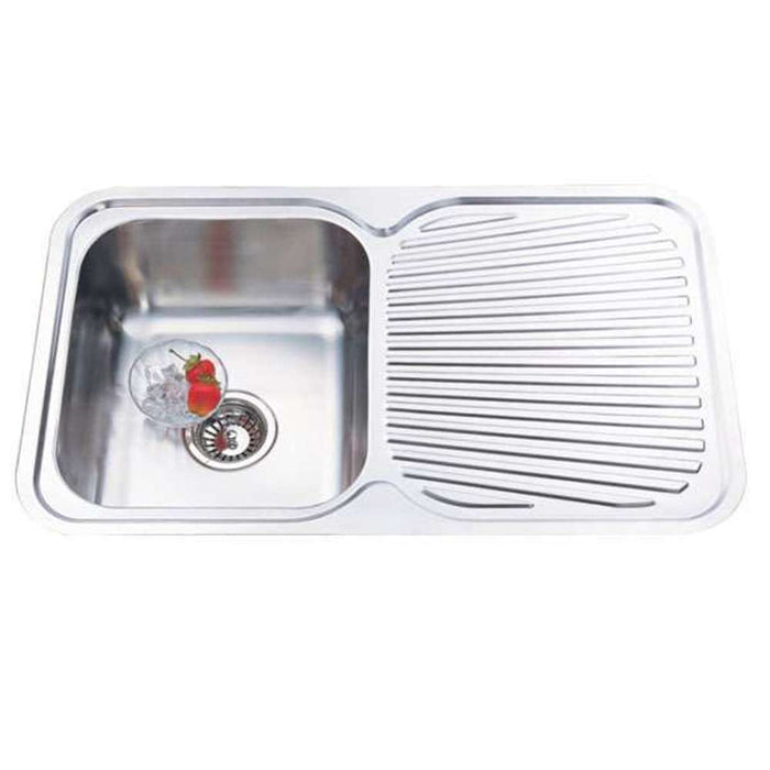 Evia Kitchen Sink Single Bowl Reversible (820 x 500 x 180)