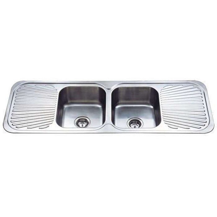 Evia Kitchen Sink Double Bowl 2S-Drainer (1380 x 480 x 170)
