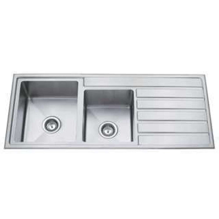 Evia Kitchen Sink 1.5 Bowl 1200 x 500 x 200mm