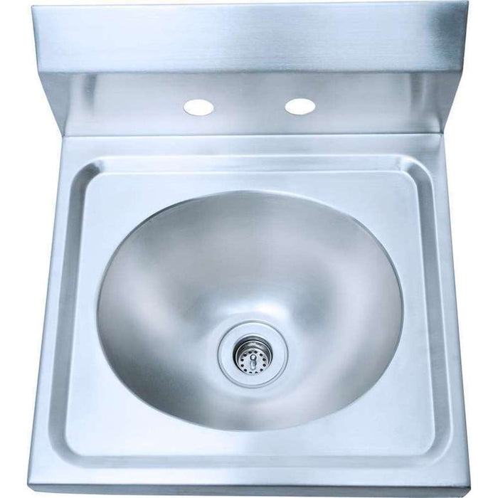 Evia Titan Hand Basin Splash Back (Round Bowl) 418 x 406 x 320mm