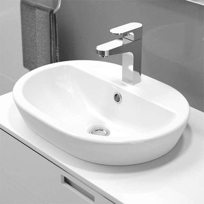 Caroma Track Inset Basin 1TH White