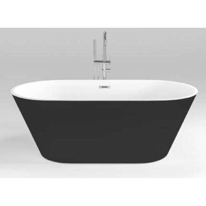 Decobay Asti Acrylic Free Standing Bath Tub Black 1700 x 800 x 580mm