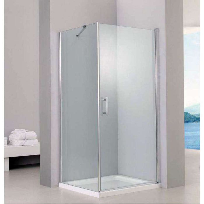 Decobay Shower Enclosure Square Shower Tray 900 x 900 x 1850mm