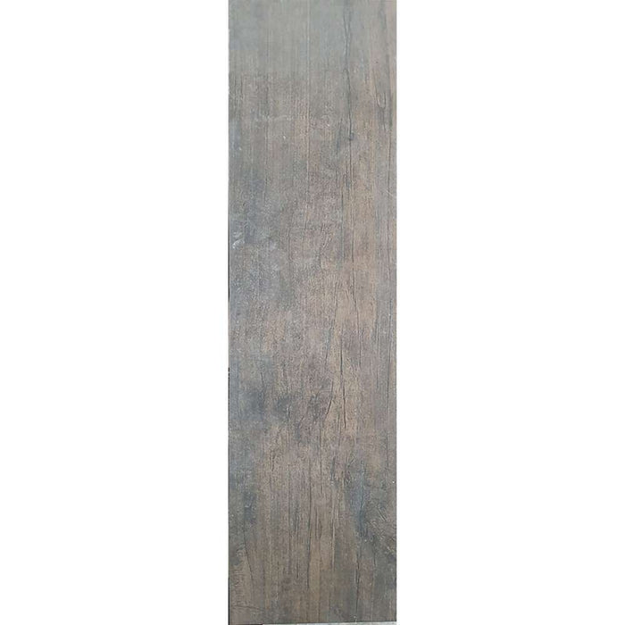 Niro Floor Tile 600x150 #GNW23 Porcelain Natural Wood Ebony Matte (11pc/0.99sqm Ctn)