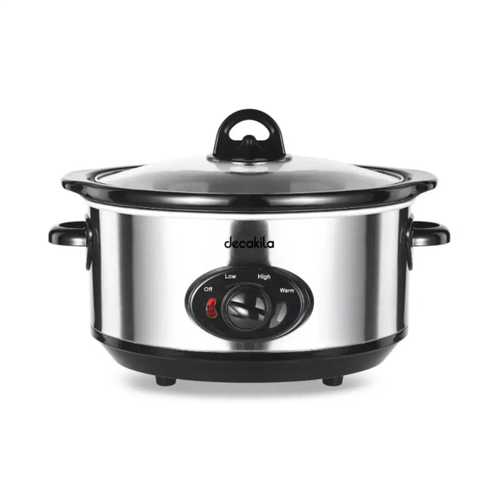 Decakila Slow Cooker 15 Cups Stainless Steel