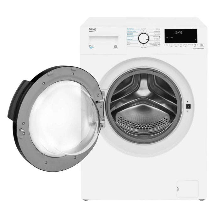 Beko Washer Dryer Combo (7kg Washer 4kg Dryer) White