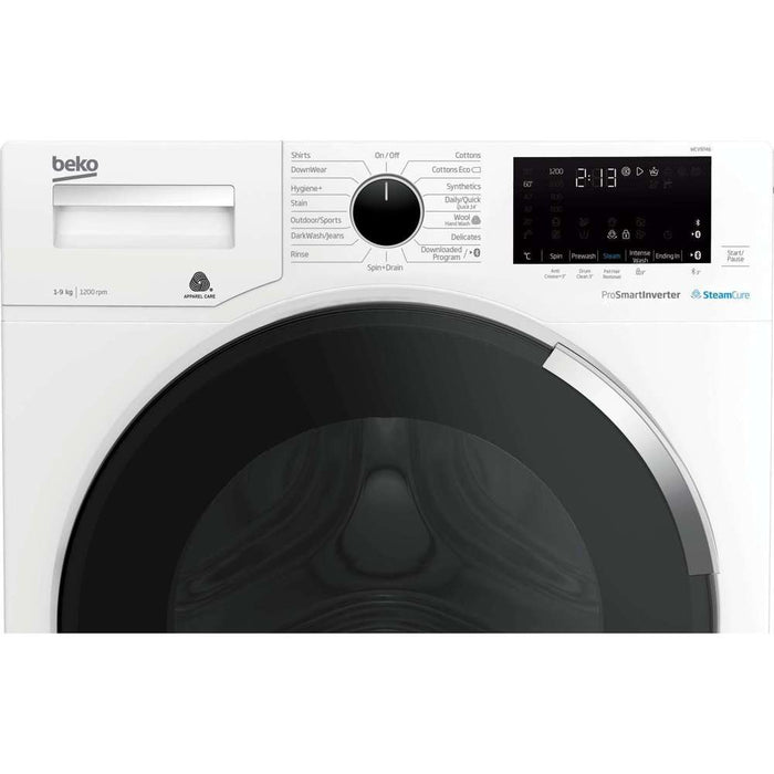 Beko Front Load Auto Washer 9kg White with Pump