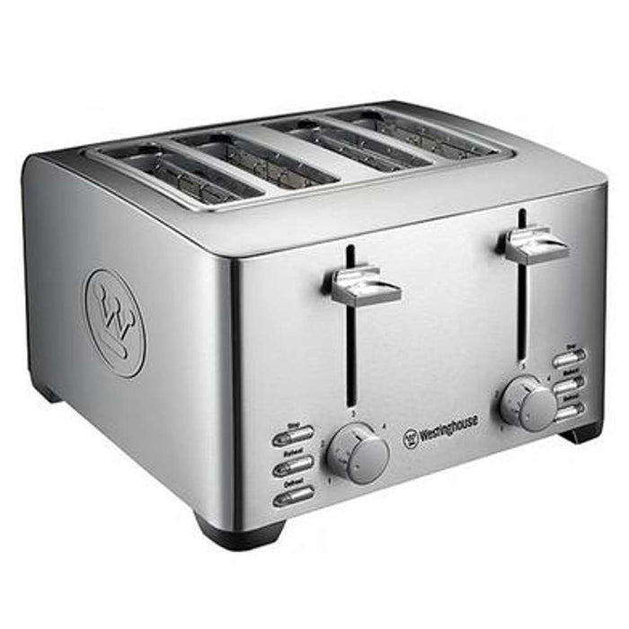 Westinghouse Toaster 4-Slice 1500W Stainless Steel