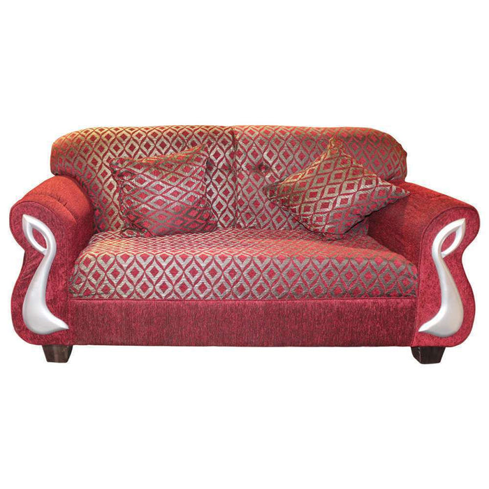 Amie 3+2+1 Fabric Sofa Set Cushions Assorted Colors