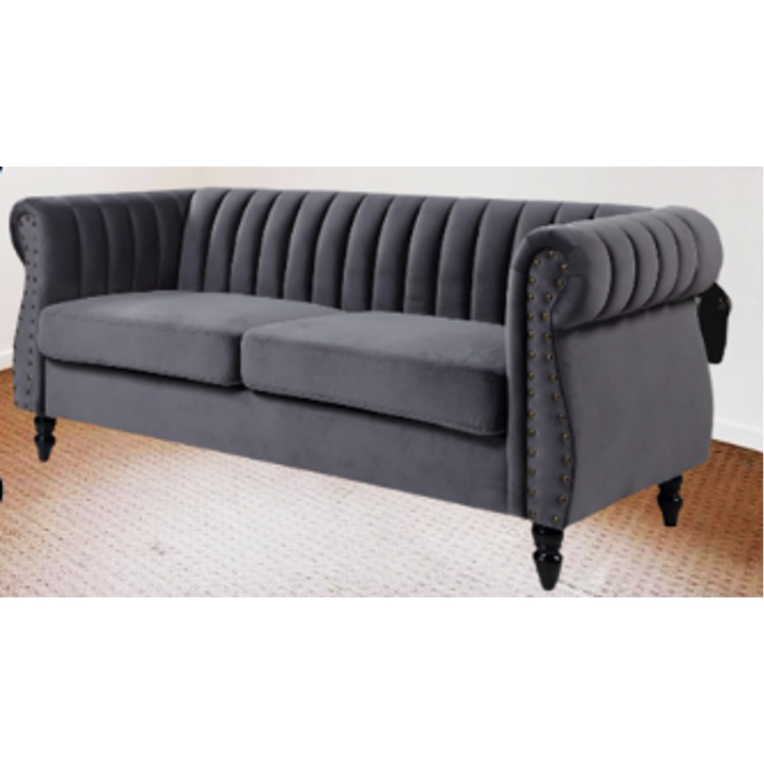 Mia 3 Seater Sofa Fabric Grey