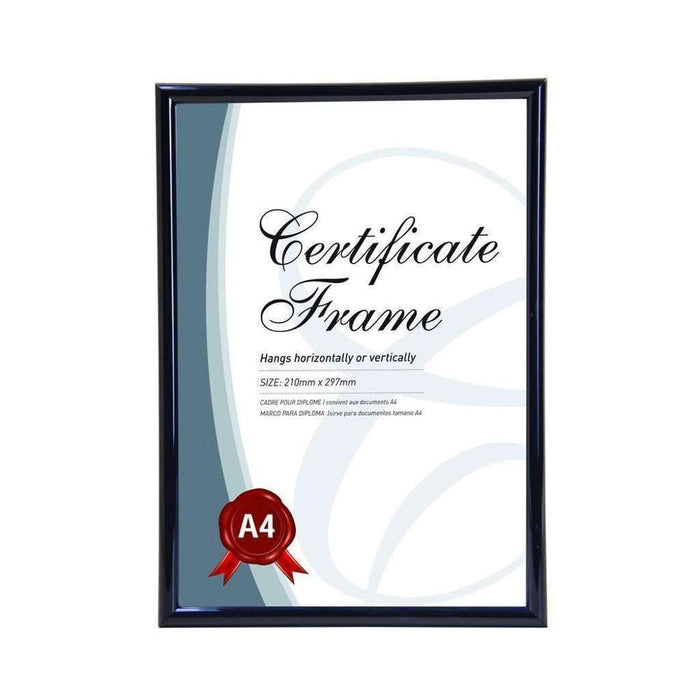 UBL Certificate Frame A4 Black