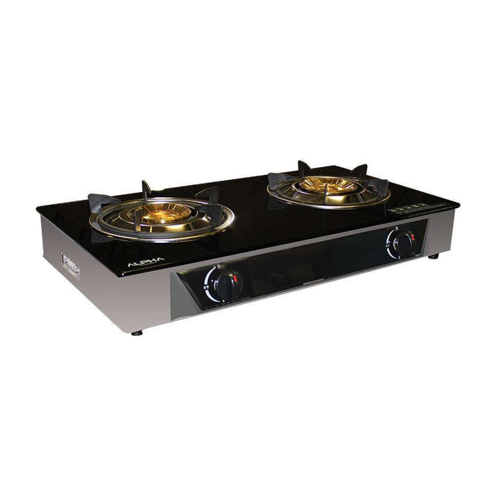Home Basics Alpha Table Top 2B Gas Stove Glass Top 8mm Vinod Patel Home Living