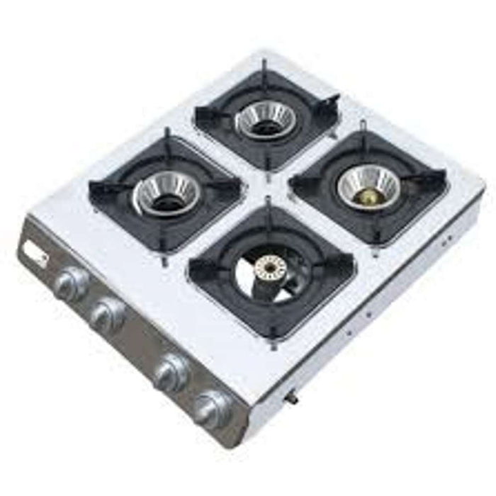 Alpha Table Top 4B Gas Stove S/S Top 4mm
