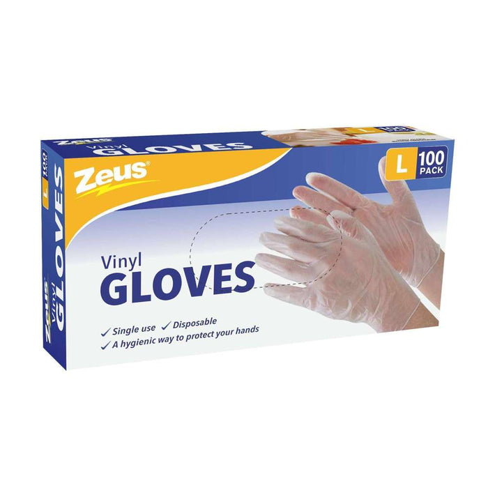UBL Gloves Disposable 100pk (L)