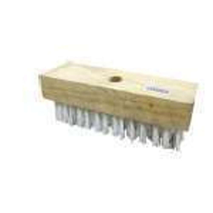 Pinto Hard Deck Brush 9" Wooden White Bristle #334