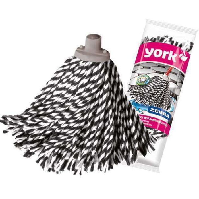 York Cotton Mop Head Zebra 160g
