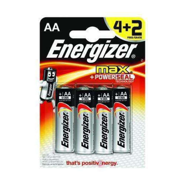 Energizer Battery "AA" (E91 BP3+1) x 4