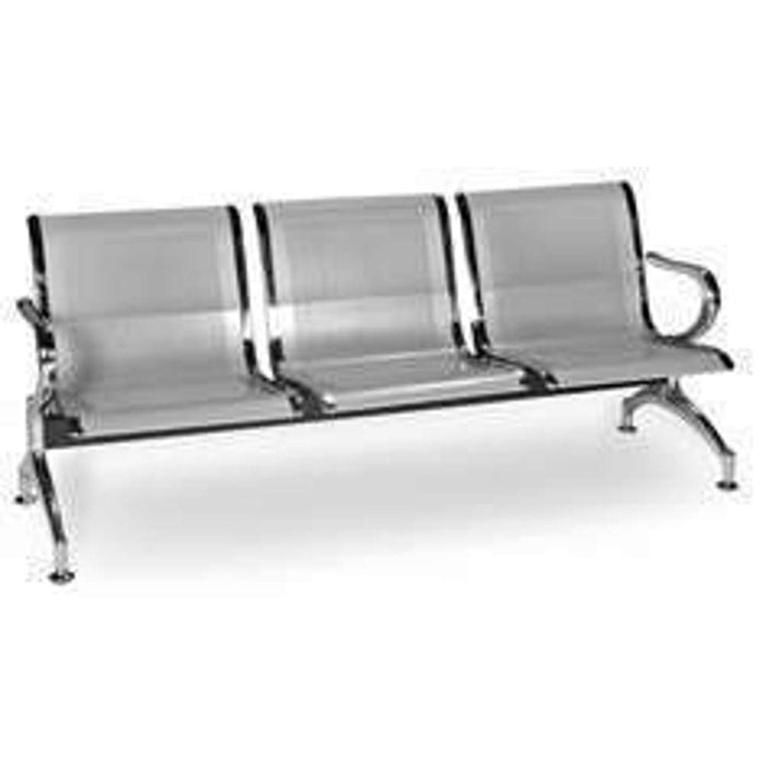 Euro 3 Seater Metal Link Chair (150kg Max)