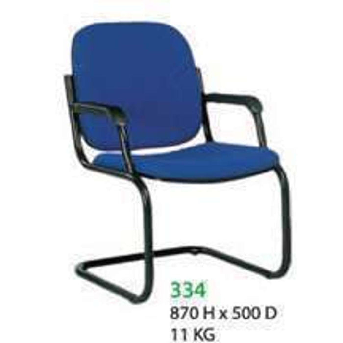 Euro Visitors Arm Chair Blue (100kg Max)