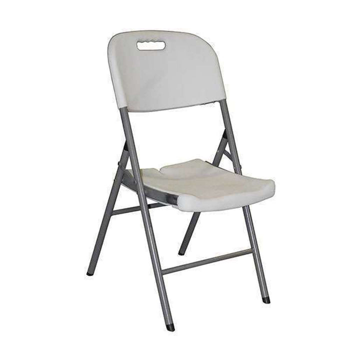 Lifestyle Folding Chair Plain White