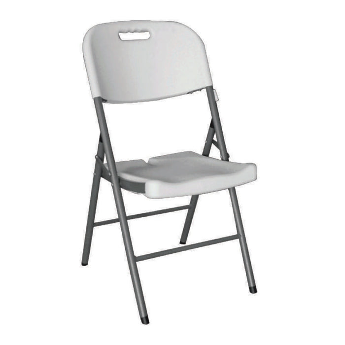Lifestyle Folding Chair Plain White