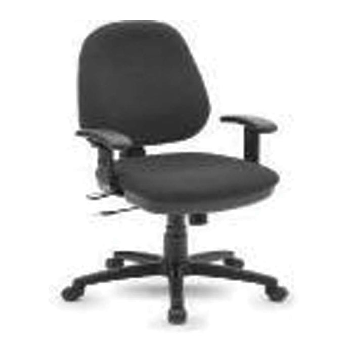 CSC Mid Back Chair Black Nylon Base (100kg Max)