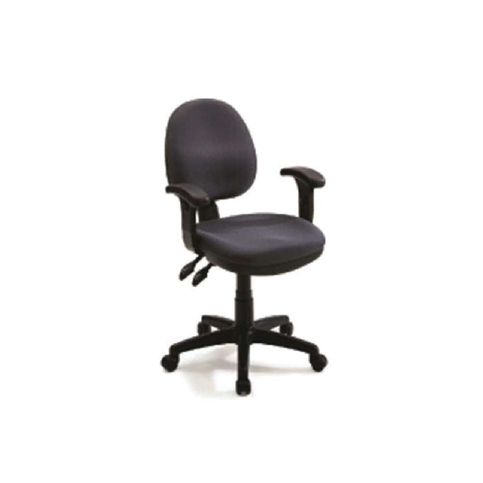 CSC Low Back Chair Black Arms & Nylon Base
