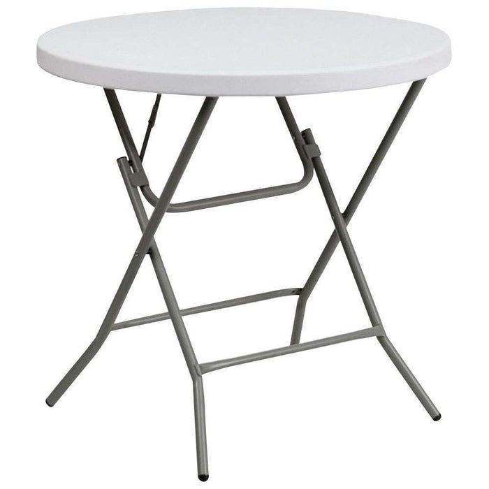 Lifestyle Round Standing Table White