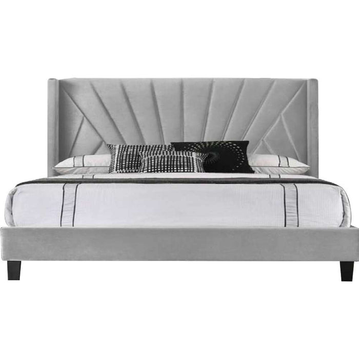 Medina Watson King Bed L1980 x W1830mm Light Grey
