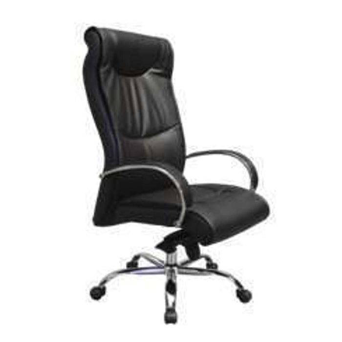 Euro Executive Chair Black Chrome Base (120kg Max) #EC9