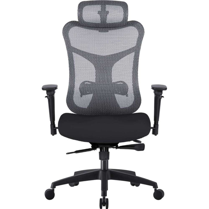 CSC Executive Mesh Chair Chrome Base 150kg Max Black