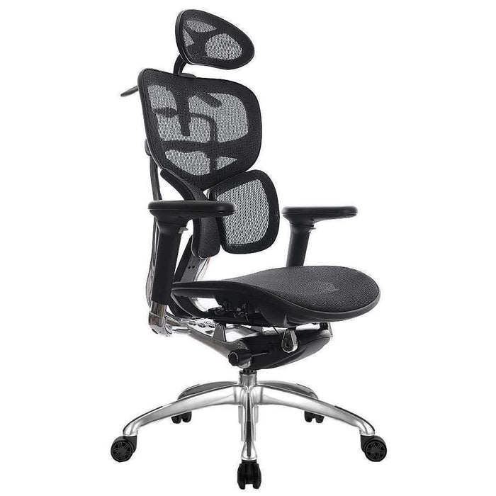 CSC Executive Mesh Chair Black Head Rest & Alu Base (125kg Max)