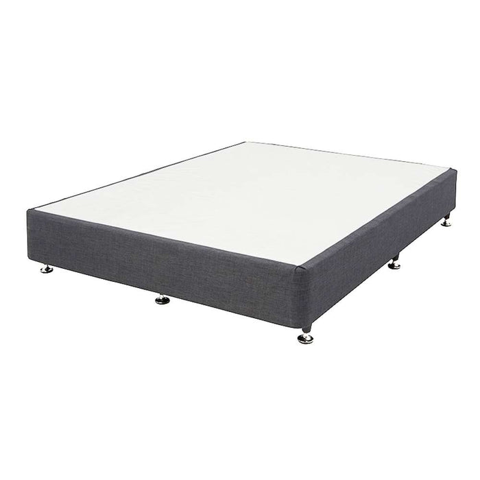 Sleepwell Queen Bed Base L198 x W153 x H29cm Dark Grey J50