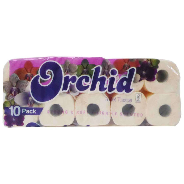 Orchid Toilet Paper 160 Sheets 2-Ply 10 Roll Pack