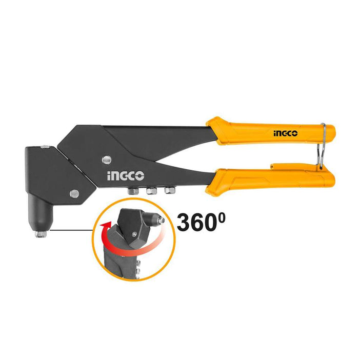 Ingco 360 Deg Swivel Head Hand Riveter 10.5"
