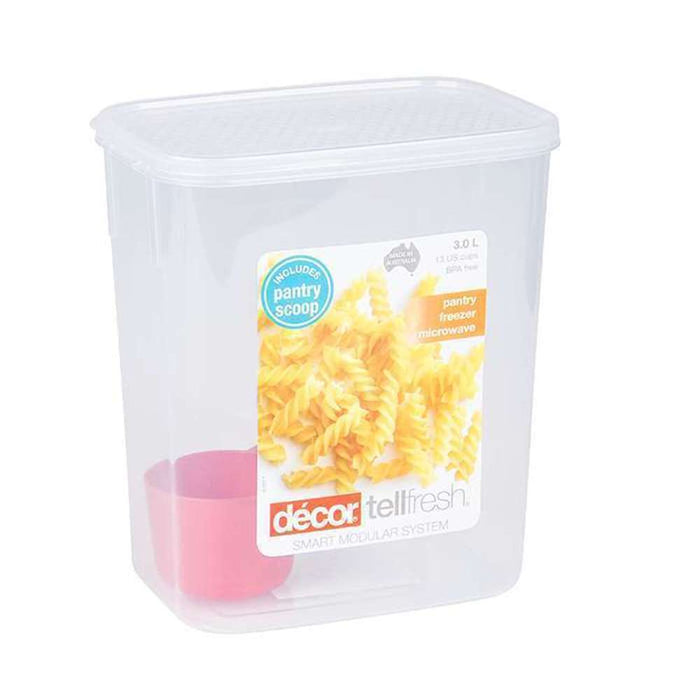 Decor Tellfresh Scoop 3L PVC Storage Box