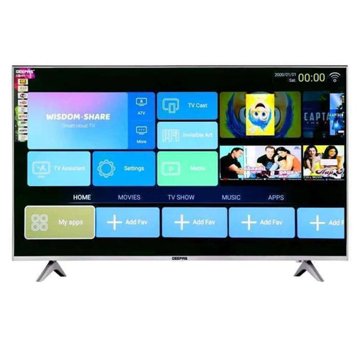 Geepas TV 50" 4K Ultra HD Smart