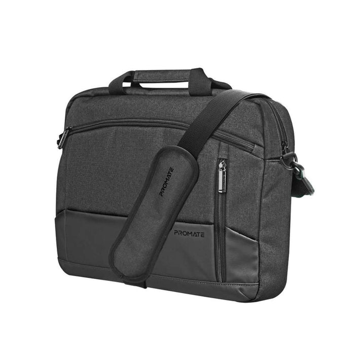 Promate Satchel-MB 15.6" Laptop Messenger Bag Black