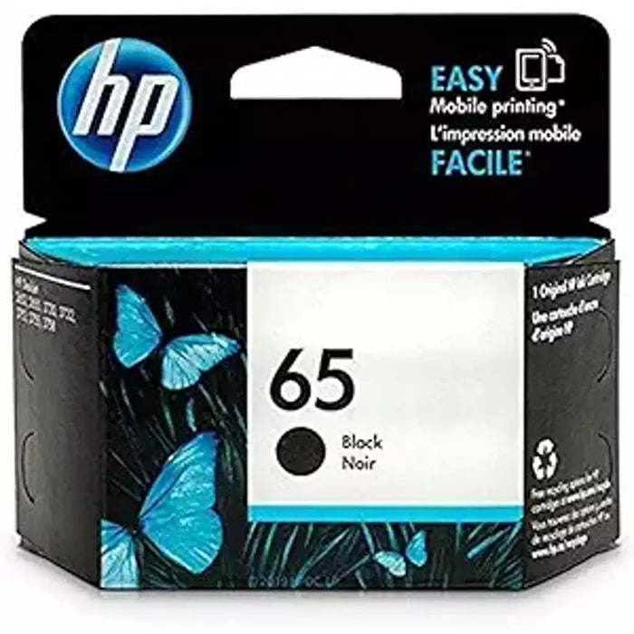 HP Ink Cartridge 65 Black (for 26202621262137203721)