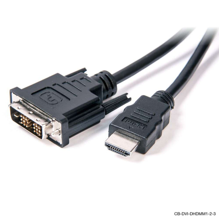 Laser DVI-D to HDMI Cable Male-Male 2m
