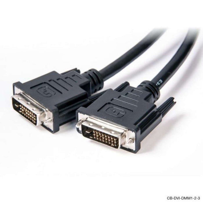 Laser DVI-D Dual Cable Male-Male 1m