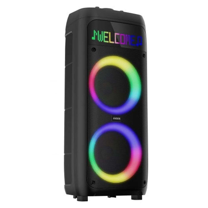 Laser RGB Party Speaker with LED Messaging Panel
